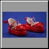 Maryjane Shoes Red with Lace (1/4)